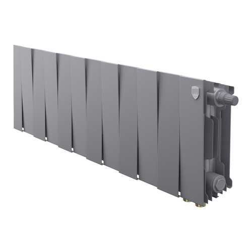 Радиатор биметаллический Royal Thermo PianoForte 200 Серебристый VR80 - 12 секц.