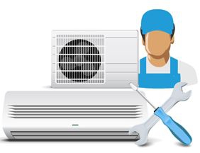 Стандартный монтаж кондиционера мощностью охлаждения до 3,0 кВт