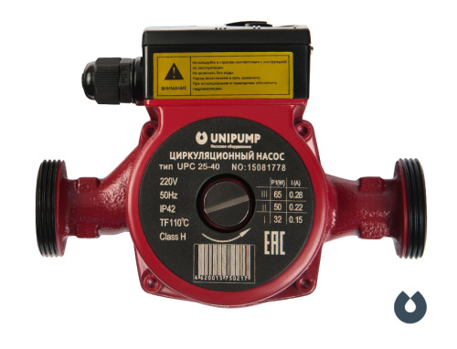 Насос циркуляционный UNIPUMP UPC 25-40