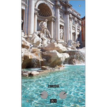 Проточный водонагреватель Zanussi GWH 10 Fonte Glass Trevi