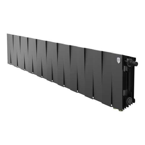 Радиатор биметаллический Royal Thermo PianoForte 200 Чёрный VR80 - 20 секц.