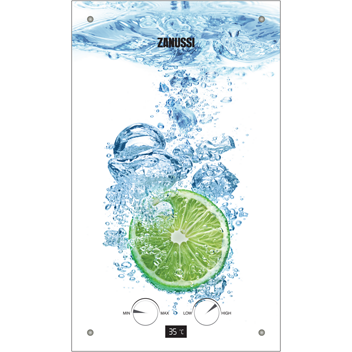 Проточный водонагреватель Zanussi GWH 10 Fonte Glass Lime