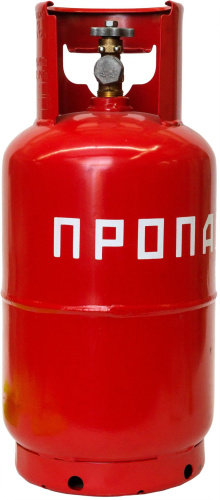 Газовый баллон с вентилем ВБ-2 ПК 12 л (пропан/бутан)