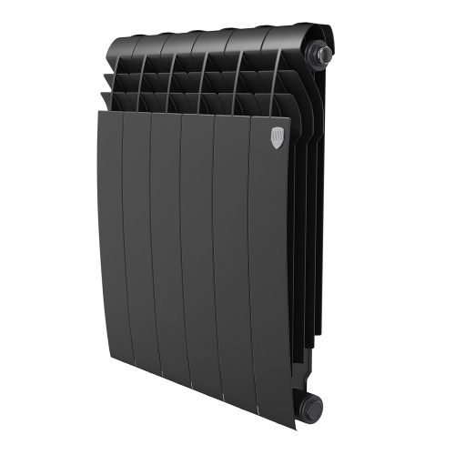 Радиатор биметаллический Royal Thermo BILINER B 500 Чёрный - 6 секц.