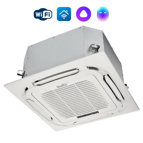 Комплект Ballu BLCI_A_C-12HN8_V4 инверторной сплит-системы, кассетного типа