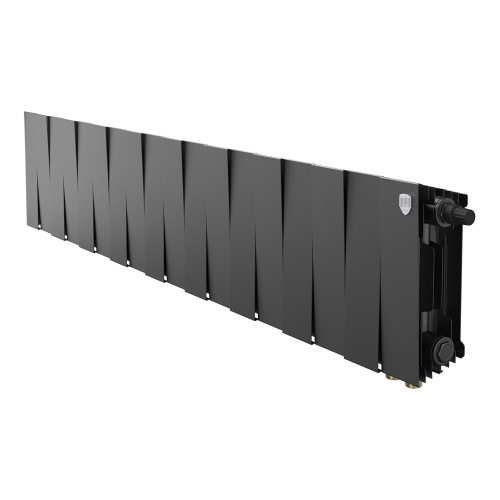 Радиатор биметаллический Royal Thermo PianoForte 200 Чёрный VR80 - 18 секц.