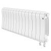 Радиатор биметаллический Royal Thermo Infinity 300 Bianco Traffico VR80 - 14 секц. - 0