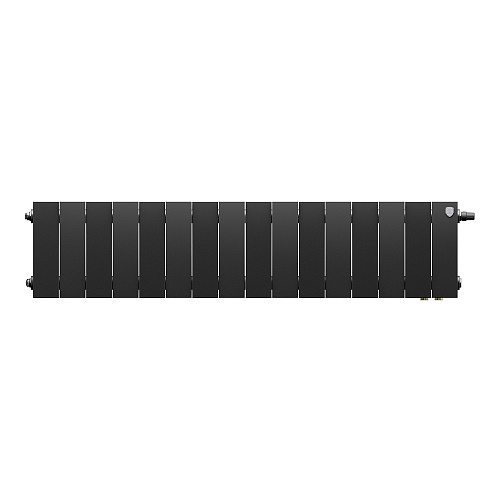 Радиатор биметаллический Royal Thermo PianoForte 200 Чёрный VR80 - 16 секц.