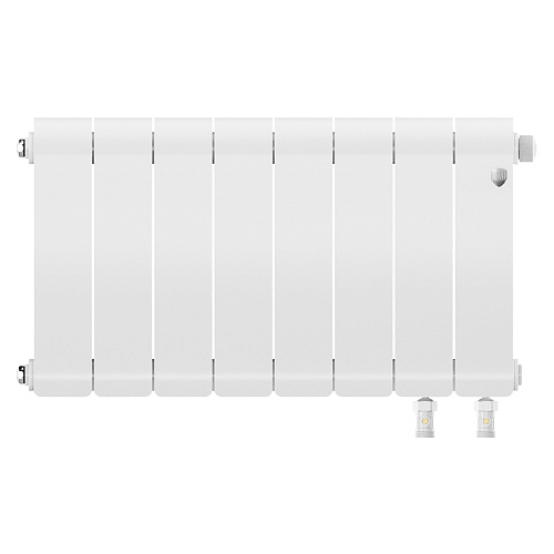Радиатор биметаллический Royal Thermo Infinity 300 Bianco Traffico VR80 - 8 секц.