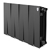 Радиатор биметаллический Royal Thermo PianoForte 300 Чёрный - 8 секц. - 0