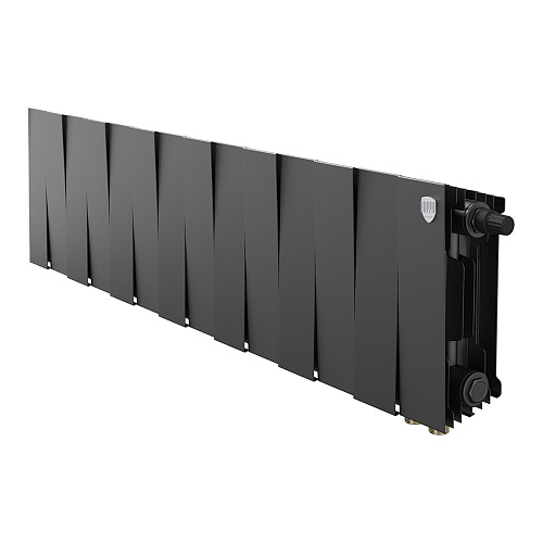 Радиатор биметаллический Royal Thermo PianoForte 200 Чёрный VR80 - 14 секц.