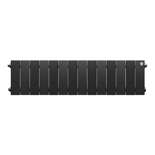 Радиатор биметаллический Royal Thermo PianoForte 200 Чёрный- 14 секц.