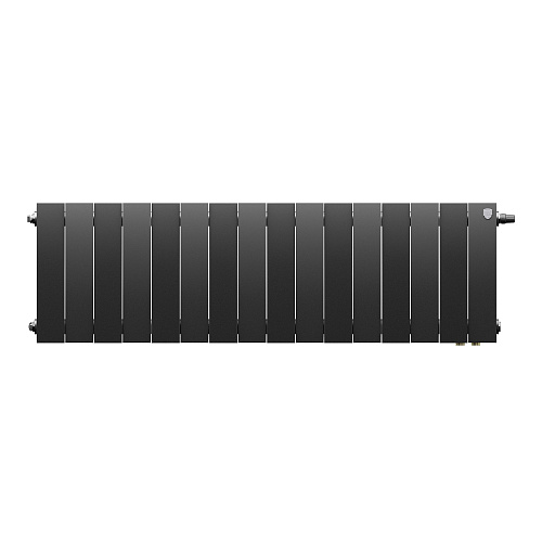 Радиатор биметаллический Royal Thermo PianoForte 300 Чёрный VR80 - 16 секц.
