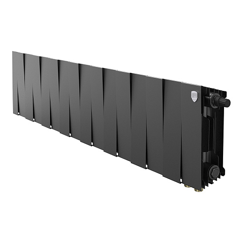 Радиатор биметаллический Royal Thermo PianoForte 200 Чёрный VR80 - 16 секц.