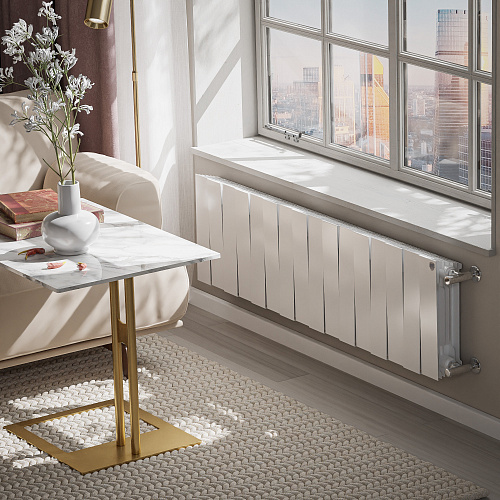 Радиатор биметаллический Royal Thermo PianoForte 300 Белый - 16 секц.