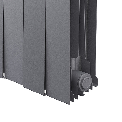 Радиатор биметаллический Royal Thermo PianoForte 200 Серебристый - 14 секц.