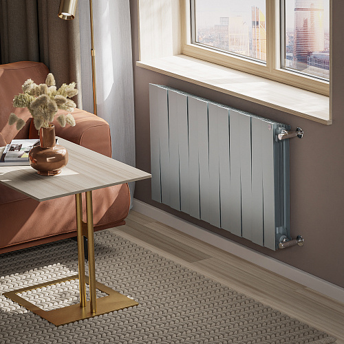 Радиатор Royal Thermo PianoForte 500/Silver Satin - 12 секц.