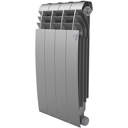 Радиатор Royal Thermo BiLiner 500/Silver Satin - 4 секц.