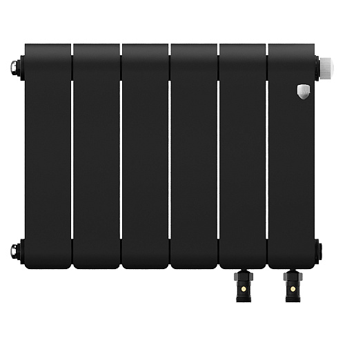 Радиатор биметаллический Royal Thermo Infinity 300 Noir Sable VR80 - 6 секц.