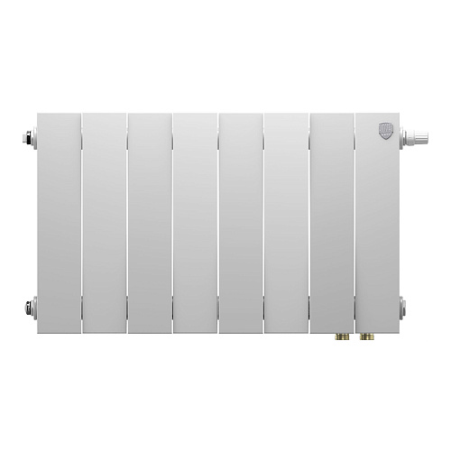 Радиатор биметаллический Royal Thermo PianoForte 300 Белый VR80 - 8 секц.