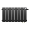 Радиатор биметаллический Royal Thermo PianoForte 300 Чёрный VR80 - 8 секц. - 1