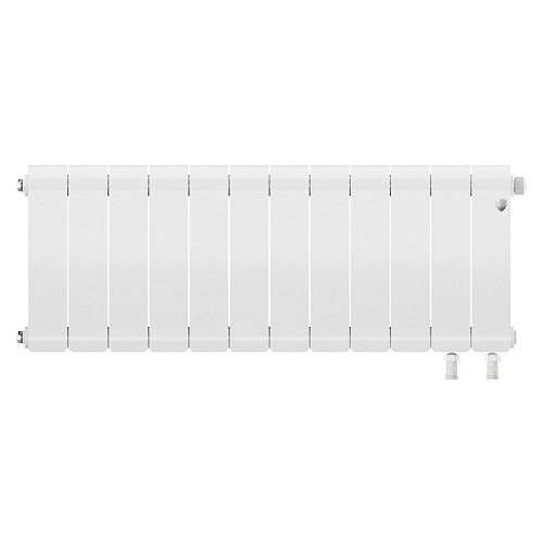 Радиатор биметаллический Royal Thermo Infinity 300 Bianco Traffico VR80 - 12 секц.