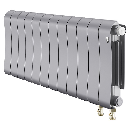 Радиатор биметаллический Royal Thermo Infinity 300 Silver Satin VR80 - 12 секц.